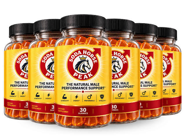 Soda Horse Peak Gummies bottles