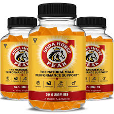 Soda Horse Peak Gummies three bottle product image